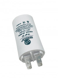 Конденсатор пусковой 10 мкФ, 450V, с креплением винт Mondo