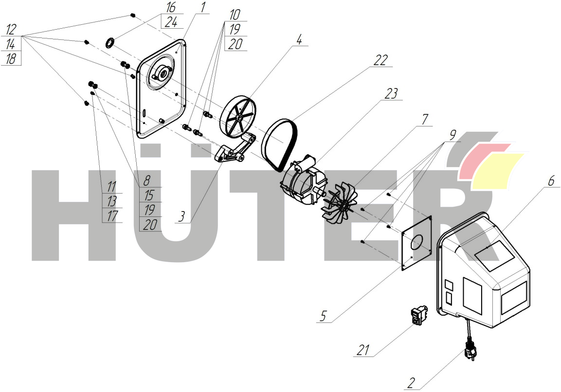 Электродвигатель TTR 74/1/15