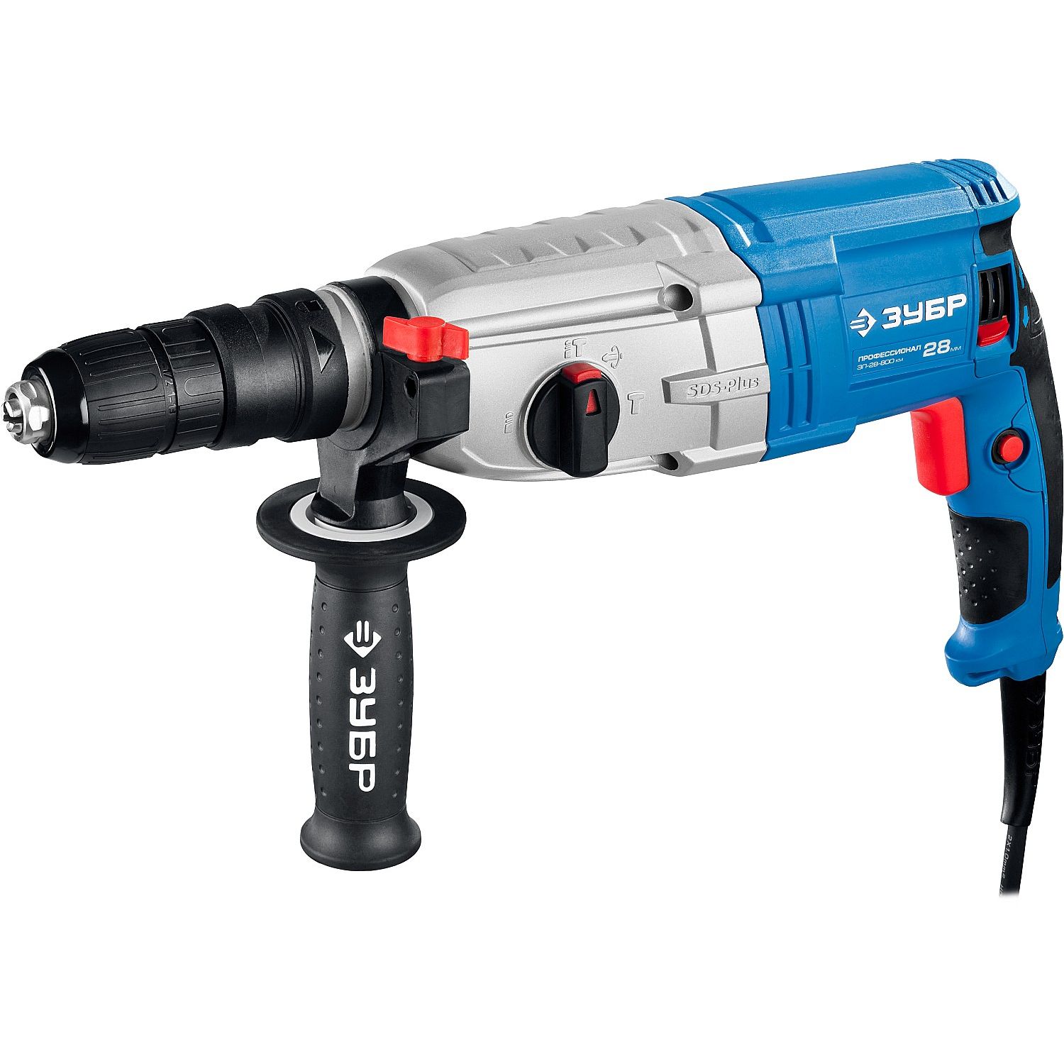 Перфоратор SDS-plus с металлическим редуктором ЗП-28-800 КМ