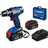 Дрель-шуруповерт, 2 АКБ (4 Ач), в кейсе DL-201-42