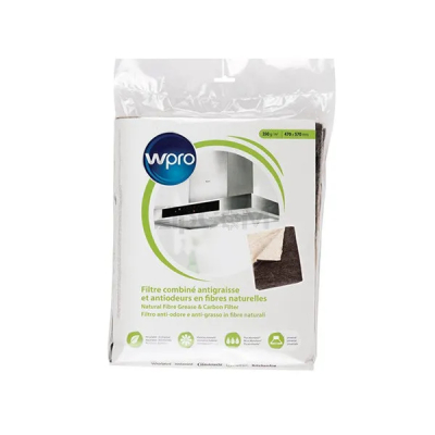 Фильтр угольный 470x570mm для вытяжек Wpro 484000008652 (универсальный)